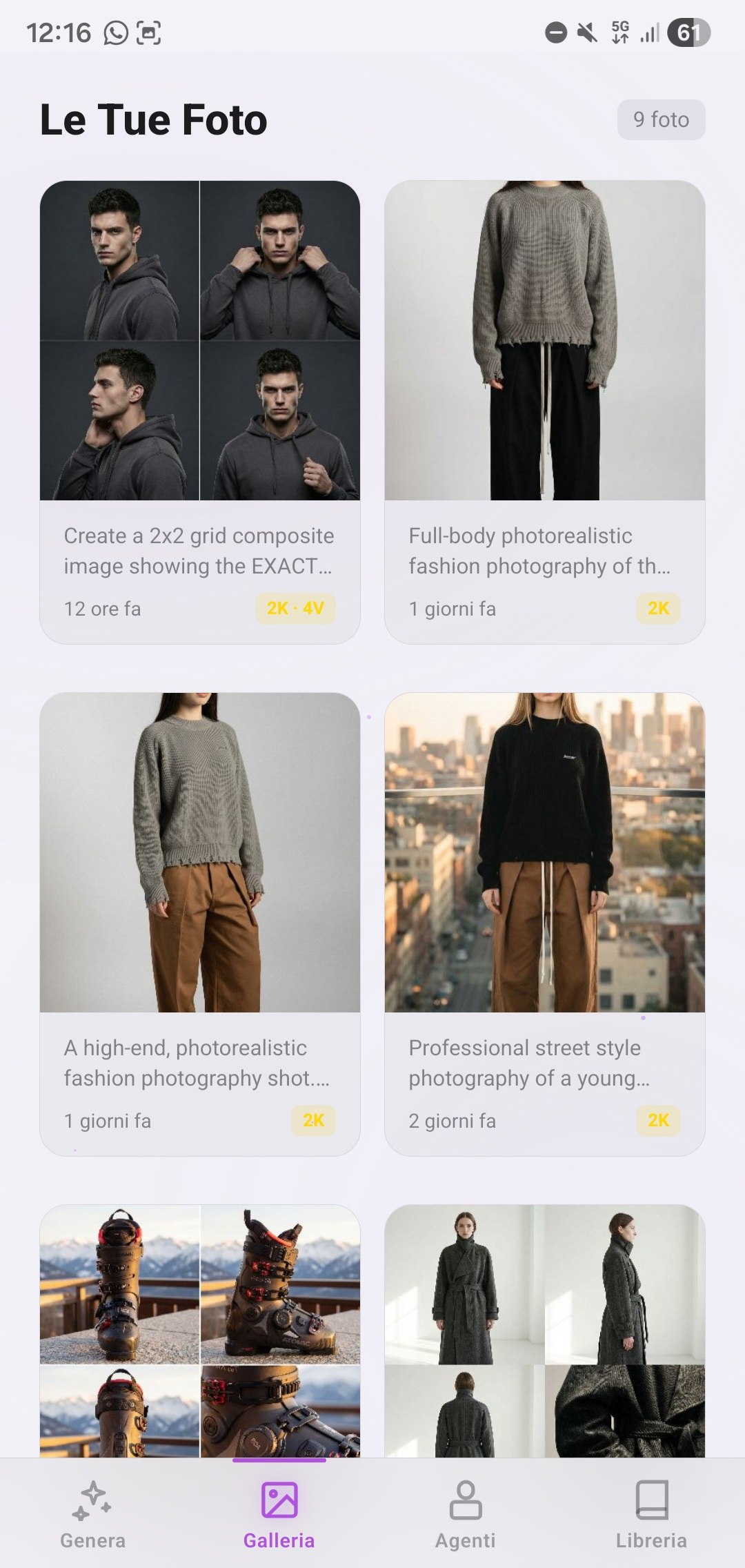 Galleria PhotoPrompt AI